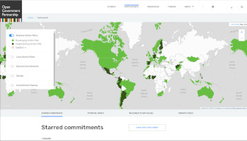 Open Government Partnership Screenshot